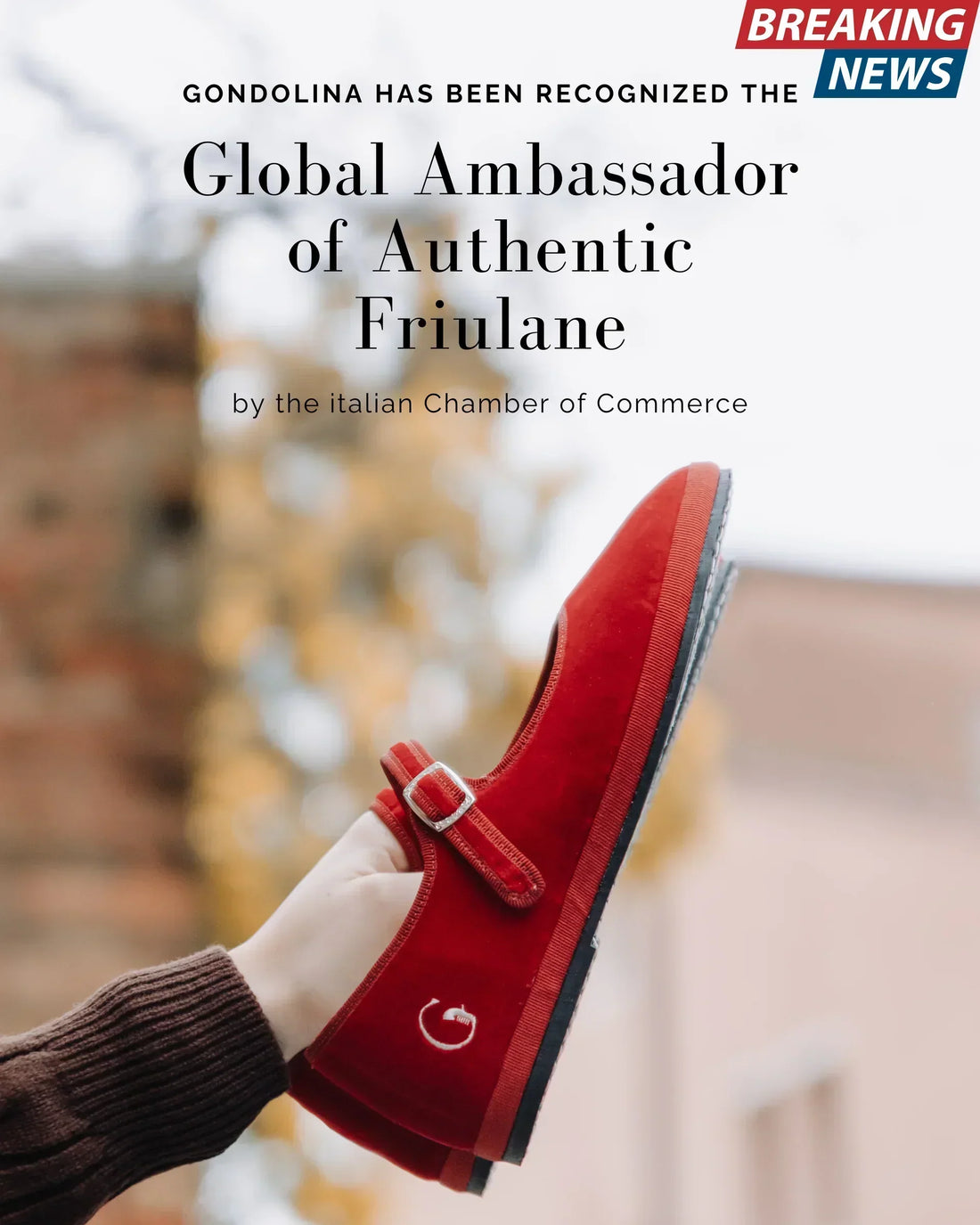 Gondolina Recognized as Global Ambassador of Authentic Friulane by the Italian Chamber of Commerce