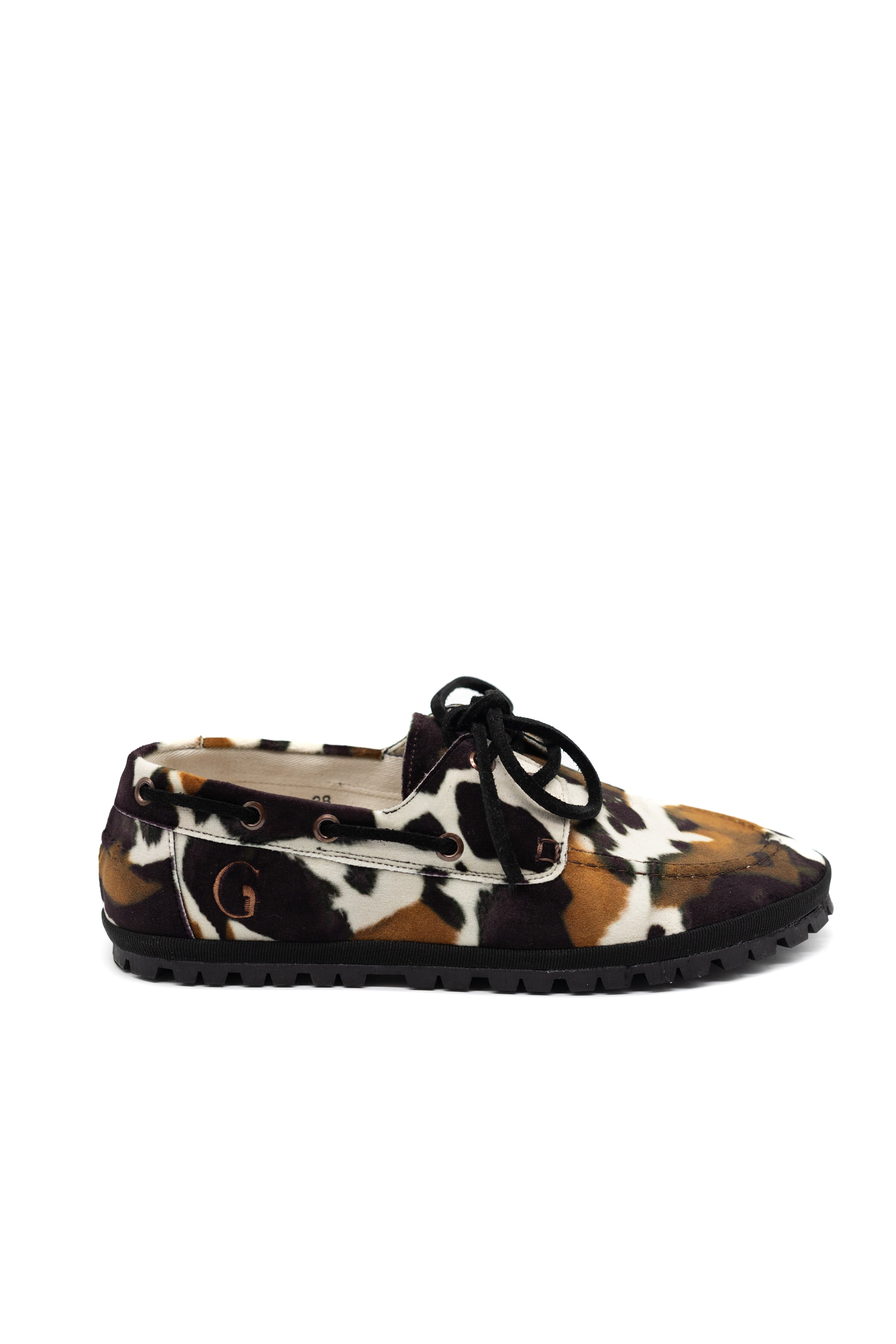 Rodeo Cow Print Boat Shoes
