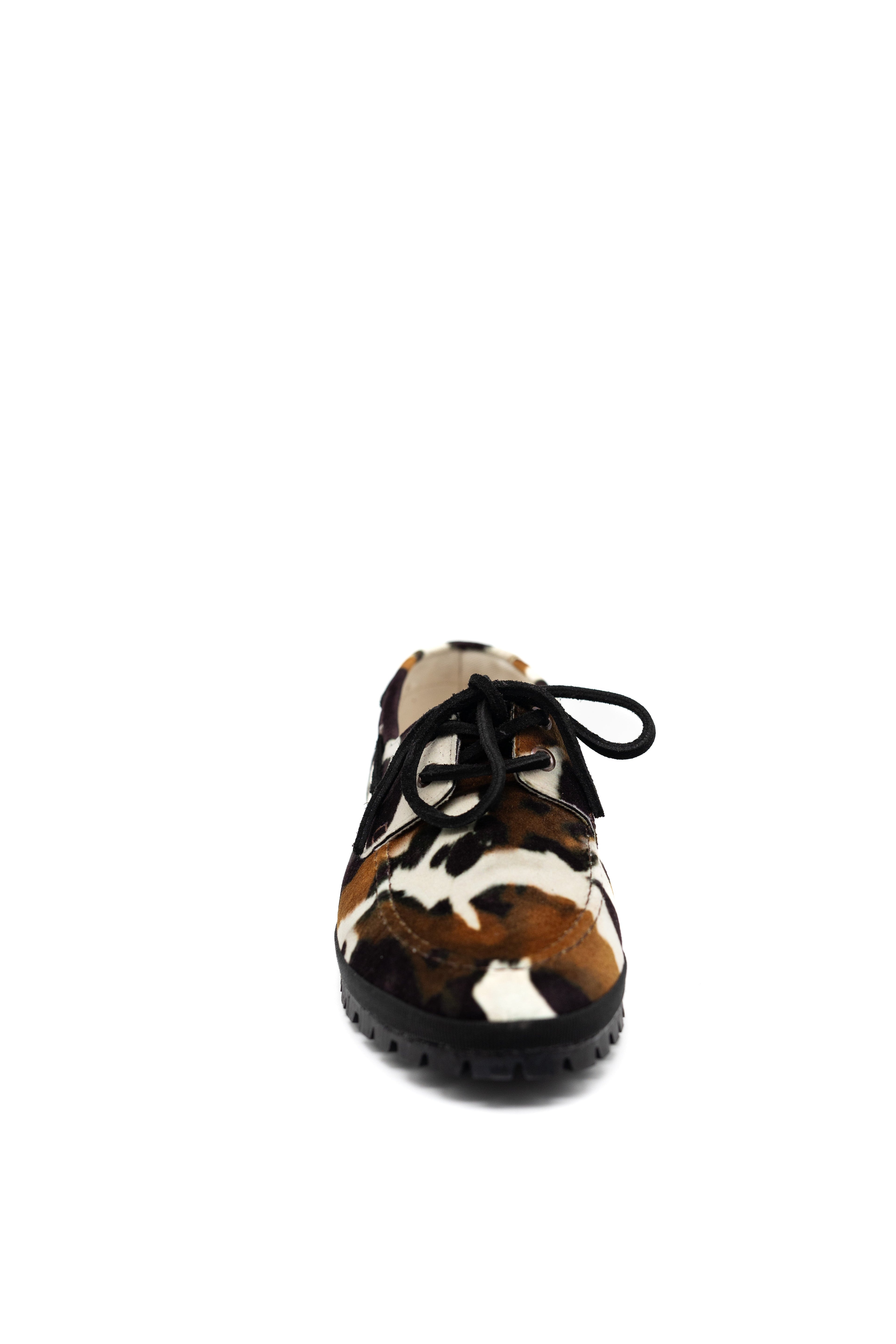Rodeo Cow Print Boat Shoes