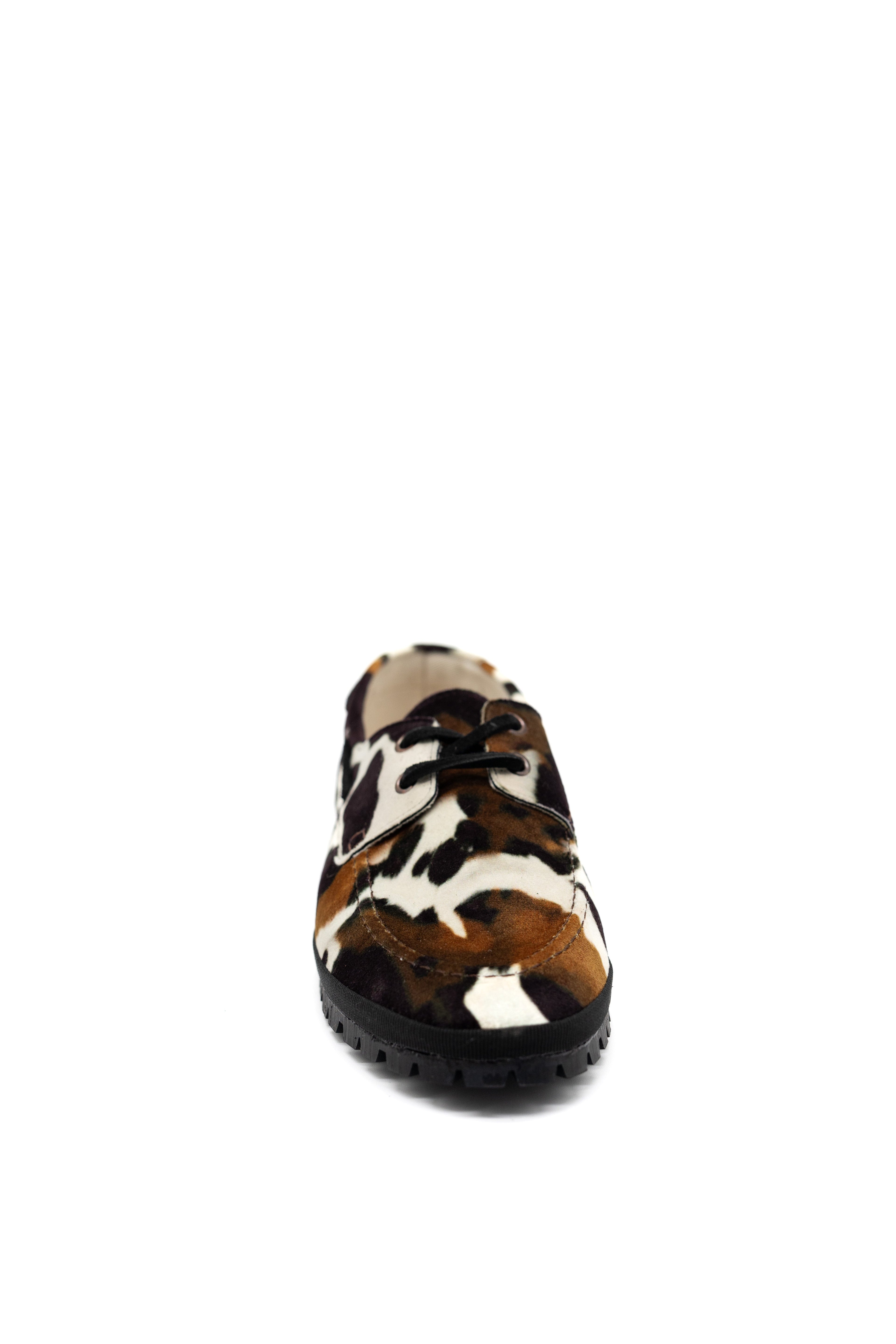 Rodeo Cow Print Boat Shoes