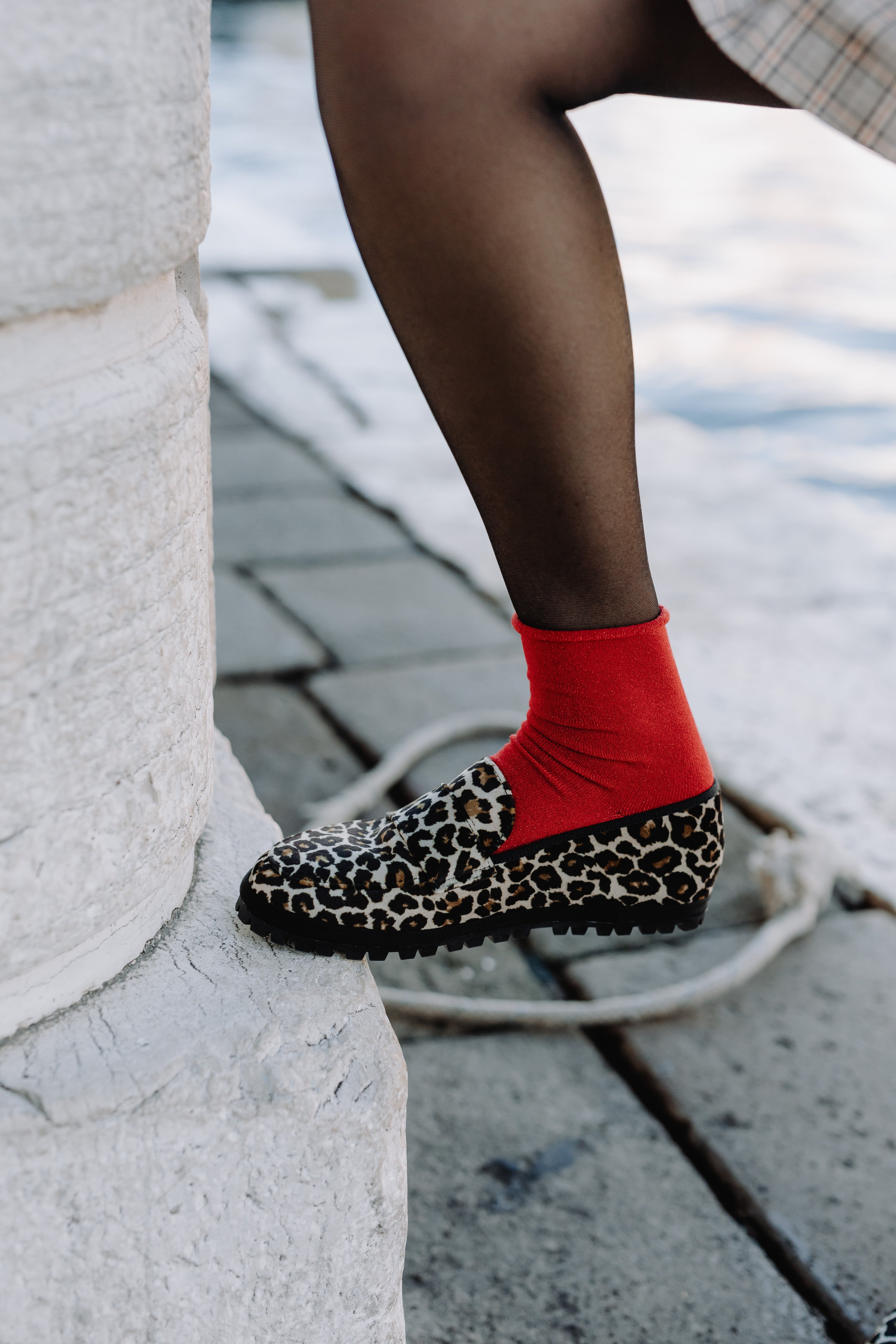 Leopard Print Loafers